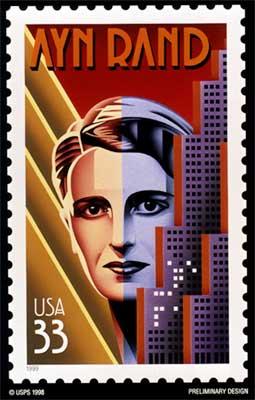 Ayn Rand 
Postage Stamp