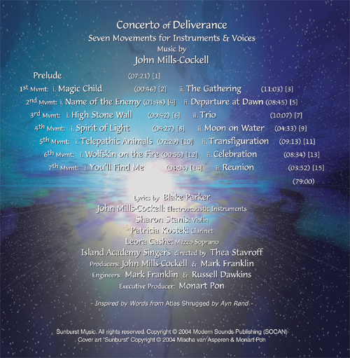 Titles from Concerto of Deliverance Album